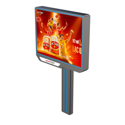 Niestandardowy p6 8000nits IP65 wodoodporny wyświetlacz reklamowy zewnętrzny led billboard system 4G z HDMI