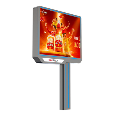 Niestandardowy p6 8000nits IP65 wodoodporny wyświetlacz reklamowy zewnętrzny led billboard system 4G z HDMI