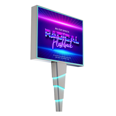 Niestandardowe wysokiej klasy projekty 8000nits stalowe p6 wodoodporne IP65 billboardy LED wyświetlanie na zewnątrz led billboardy