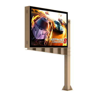 P6 8000nits stalowe IP65 wodoodporne cyfrowe elektroniczne billboardy reklamowe na zewnątrz