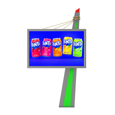 Zindywidualizowany wysokiej klasy design stalowy P6 wodoodporny zewnętrzny wyświetlacz reklamowy LED billboard LED ściana wideo