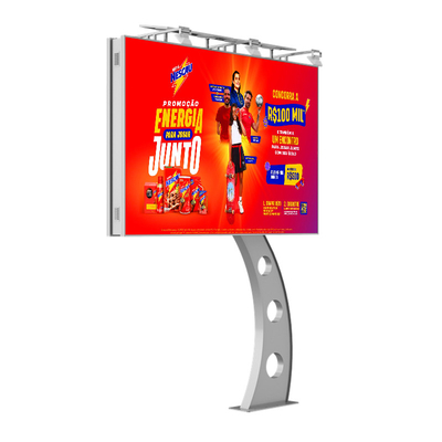Łatwa instalacja IP65 wodoodporny p6 8000nits stalowy reklamy cyfrowy ekran LED ściany wideo