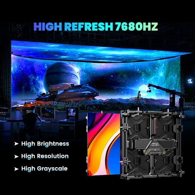 7680hz wodoodporny 500x500 w pełnym kolorze p3.91 p1.56 P2.604 panel wewnętrzny wyświetlacz zewnętrzny ekran LED na ścianie wynajem sceny