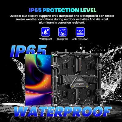 wodoodporny 500x500 w pełnym kolorze 7680hz p1.56 p3.91 p2.6 p2.97 p2.604 p2.976 wynajem wideo na ścianie