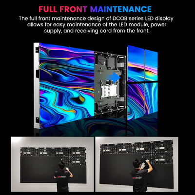 Ultra wysokiej rozdzielczości 600x337.5mm Micro COB LED Screen - P0.78 do P1.5625 Pixel Pitch dla studiów nadawczych i imprez korporacyjnych