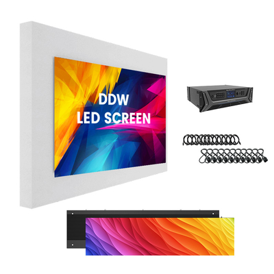 P1.56 P1.95 P2.5 P2.6 P2.9 P3.91 Ekran LED - 500x250/750x250/1000x250mm Aluminiowa szafa, 1200nits dla studiów nadawczych i imprez korporacyjnych