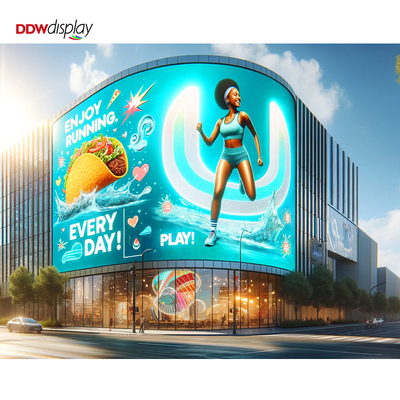 IP68 wodoodporny ekran LED o wysokiej jasności 960x960mm P5 P6.67 P8 P10, 8000-10000nits do reklamy zewnętrznej