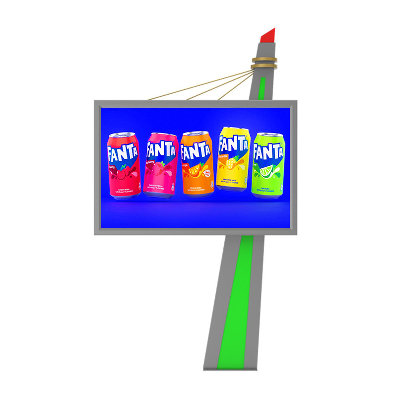 Zindywidualizowany wysokiej klasy design stalowy P6 wodoodporny zewnętrzny wyświetlacz reklamowy LED billboard LED ściana wideo